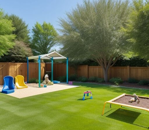 How to build a backyard play area for pets